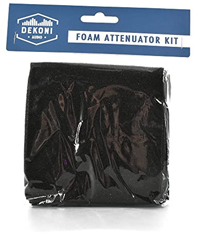 Dekoni Audio Kit de atenuación de espuma para auriculares, almohadillas de ajuste universales