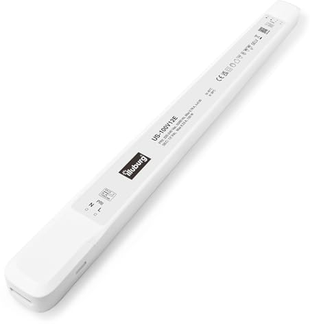 illuburg Trasformatore LED 12V 100W Sottile Senza Sfarfallio per Strisce Mobili LED Alimentatore Driver