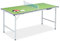 Relaxdays Tischtennisplatte, klappbarer Tischtennistisch mit Netz, 2 Schläger, 3 Bälle, HxBxT: 70 x 70 x 150 cm, grün