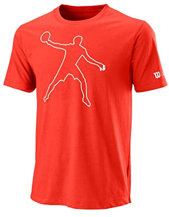 Wilson Bela Tech Tee II Fiesta L T-Shirt für Herren