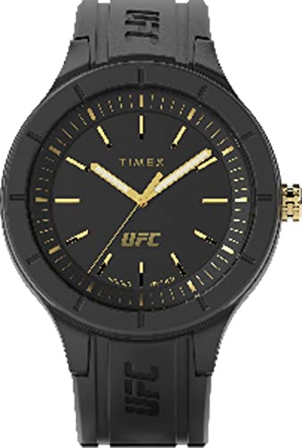 Timex UFC Damen 38mm Schwarze Silikonarmband Armbanduhr TW2V56900