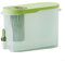 Dispensador de bebidas de 3,9 L para nevera, hervidor de bebidas, enfriador de bebidas, infusor de agua helada, cubos fríos con grifo, verde