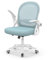 naspaluro Bürostuhl, Ergonomischer Schreibtischstuhl mit Atmungsaktiv Netzbespannung, Hochklappbare Armlehnen, Höhenverstellbarer, Computerstuhl, Leichter Stuhl, 360° Drehstuhl, Blau