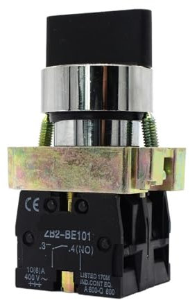 XB2-BD33 Interruptor de botón pulsador con selector de tres posiciones y manija estándar eléctrica