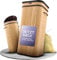 Tropi® Bambus Müllsackständer für Gelbe Säcke – 80L Gelber Sack Ständer mit Deckel & Sichtschutz – Ein großer, stilvoller & geruchsdichter Mülleimer für Deine Küche! (Quadratisch)