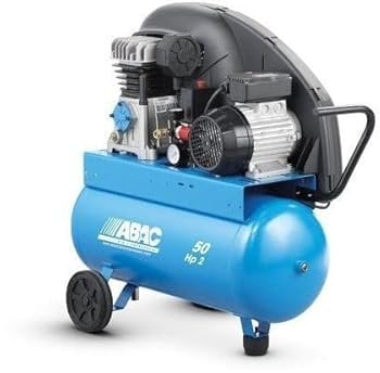 Compresseur d'air à piston 3 CV triphasé 150 litres ABAC