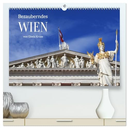 Bezauberndes Wien (hochwertiger Premium Wandkalender 2026 DIN A2 quer), Kunstdruck in Hochglanz: Wien ist ein vielfältiges Reiseziel, das mit ... Kaffeehäusern begeistert (CALVENDO Orte)