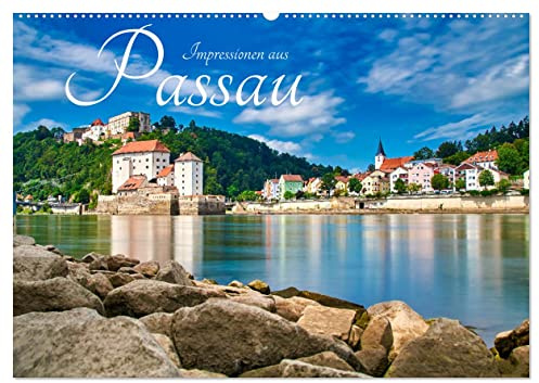 Impressionen aus Passau (Wandkalender 2026 DIN A2 quer), CALVENDO Monatskalender: Aufnahmen von der Dreiflüssestadt aus Niederbayern. (CALVENDO Orte)