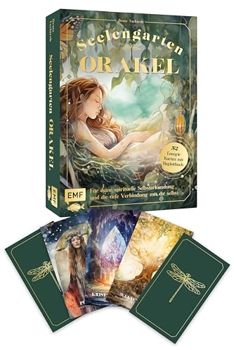 Orakel-Karten-Set: Seelengarten | Für deine spirituelle Selbsterkundung und die tiefe Verbindung mit dir selbst: 52 Orakel-Karten mit Begleitbuch