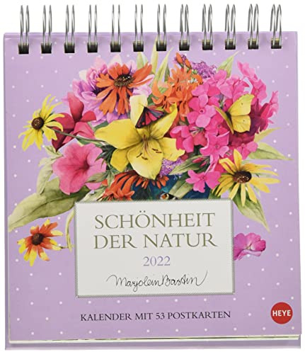 Marjolein Bastin: Schönheit der Natur Premium-Postkartenkalender 2022