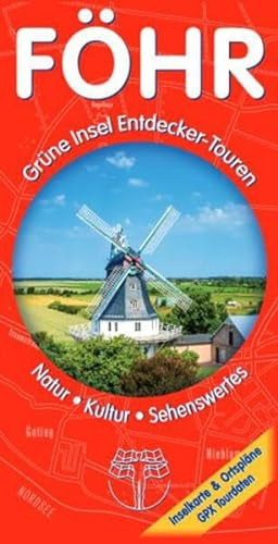 Föhr - Touristische Karte mit GPX Tourdaten: Inselentdecker-Karte GPX Rad- und Wandertouren