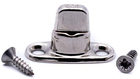 10 x Turnbutton Twist Lock Fastener 8mm 2 Hole Base Genuine DOT Brand Gazebo Boat Cover Canopy Tarpaulin