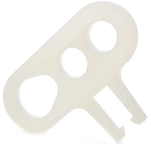 Lot de 10 disques à Trois Trous pour câble Textile, câble de Lampe, avec Support (pour bornes de Lustre)