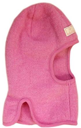 Pickapooh Mütze 100% Merinowolle Sturmhaube Baby Junge Mädchen Kinder Fleece Winter Sturmhaube, rose, 48 cm
