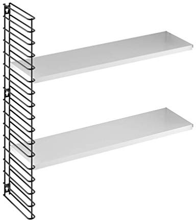 Tomado Bücherregal Erweiterungs-Set schwarz/weiß