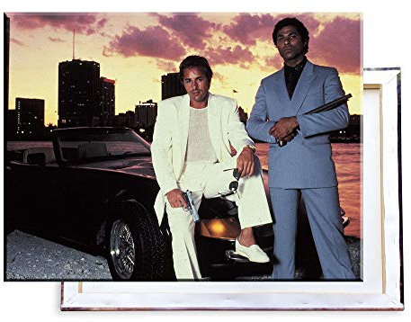 Unified Distribution Miami Vice - 80x60 cm Kunstdruck auf Leinwand • erstklassige Druckqualität • Dekoration • Wandbild