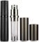 Travelofo Mini Perfume Atomiser Spray Bottle, 5ml Portable Refillable Dispenser for Man and Woman (Black+Grey)
