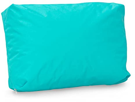 Spatium Jumbo XXL Palettenkissen Set abnehmbar Bezug wasserdicht gesteppt Palettenpolster Palettenauflage Palettensofa (Türkis, Kurzes Rückenkissen 60x40x20)