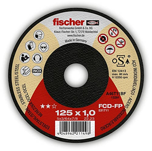 fischer Disque à tronçonner FP 1,9/230 plat en acier inoxydable