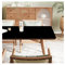 CIEEIN CIEHT PU Tischdecke Tischmatte Schreibtisch Tischunterlage Tischfolie Schutzfolie Tischschutz Matte Wasserdicht Schwarz 60 * 120cm