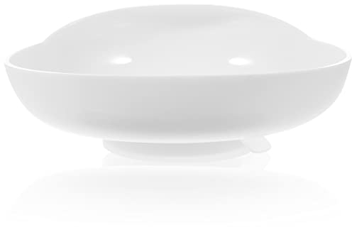 DOITOOL Elderly Bowls Adaptive Bowl Scoop Bowl with Suction Base Self-Feeding Bowl for Elderly Sprinkle Proof Food Bowl Disabled Handicapped Elderly with Tremors Silicone Ladle