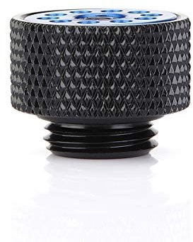 KIMISS Goldfarbene Wasserkühlungsfittings Cfor OMPuter Air Exhaust Fitting Copper G1 4 Air Exhaust Plug Fitting for Cfor OMPuter Water Cooling System Cfor OMPuter Protection (Rot) (Blau)