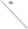 Hoopever Bisagra de Metal para Piano Continuo, 600mmx25mmx1mm Bisagra Larga de Acero Inoxidable Abierta de 270 Grados para Pianos Gabinetes Puertas Ventanas Grandes, Barcos, Cromo, con Tornillos