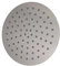 ATCO Kopfbrause Rund Edelstahl Gebürstet Regendusche mit Anti-Kalk-Düsen Regenbrause Duschkopf Brause Brausekopf (40 CM Rund)