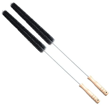 BOKIOESDE 2pieces Ventilation Extension Extend Reach And Vents Clean Effective Cleaning Dryer Lint Vent Cleaning Brush, Long handle style