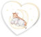 Herding Konturenkissen Sleeping on the moon, ca. 33 x 29 x 5 cm, Polyester, Formkissen, Twin