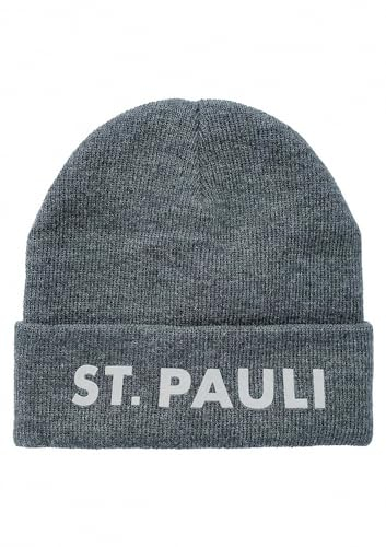 FC St. Pauli - Reflective - Kinder Mütze Beanie grau