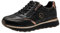 Tamaris Damen Sneaker Wechselfußbett; Black/Copper, EU 42