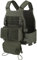 EMERSONGEARS Tactical Airsoft Vest - Adjustable Quick Release Modular MOLLE Combat Vest - Men's 500D Nylon Military Plate Carrier for Airsoft Paintball Outdoor (Green)