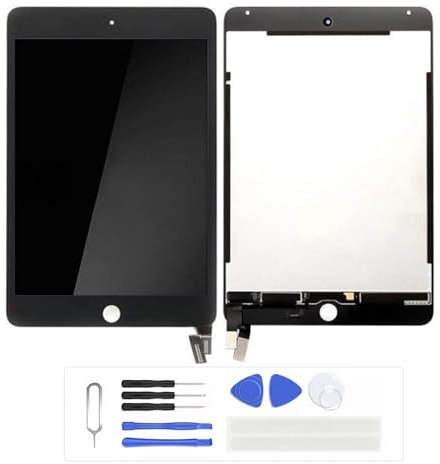 Générique Écran LCD pour ipad Mini 4 7.9 2015 A1538 A1550 Écran LCD Ensemble de numériseur Tactile Remplacement d'écran (Noir)