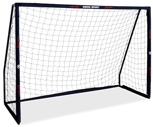 ZERRO Porte da calcio per bambini Portatile Allenamento di Calcio Bambini e Adulti Robusta e Durevole porta calcio giardino per il giardino 240x85x160cm