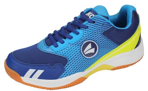 JAKO Unisex J-MS AD Ace Hallenturnschuh, Navy/Sky, 43 EU