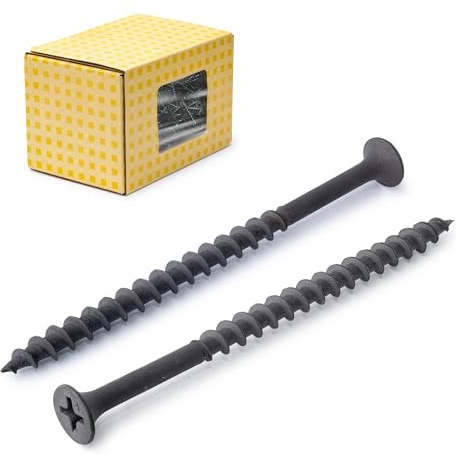 STRÜBER Schnellbauschrauben mit Senkkopf und PH2-Antrieb (3,5 x 45 mm / 500 Stück.) - phosphatierte Trockenbauschrauben - Gipskartonschrauben mit Grobgewinde - Befestigung an Holzunterkonstrunktion