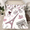 3D Spannbettlaken 90x200 Paris Bettlaken Weiches Atmungsaktiv Spannbetttücher Paris Mikrofaser Spannbetttuch Tiefe Tasche 30 cm Mit 2 Kissenbezügen 80x80 cm ii5605