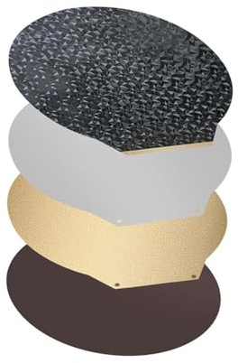 zhuhangyu Runde PEO-Platte for V400 SR Pei, doppelseitige magnetische Stahl-PEO-Platte, 3D-Drucker-Bauplatte for V400 Flsun Super Racer(With magnetic base,270mm for SR)