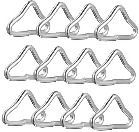 YARNOW 20stücke Teiliges Trampolin Dreiecksringe Aus Robuste Schnallen Für Trampolin Sprungbett-netze Wetterbeständig Und Langlebig