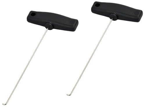 2 Stück Tacho Ausziehhaken Auszieher Werkzeug Set, Armaturenbrett Ausbauwerkzeug, Tacho Ausziehhaken für MercedesBenz, für SL R107/R129, für Coupe W114/W115 für Roadster W107