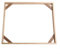 Keilrahmen mit Holzrahmen, DIY-Rahmen für Malen nach Zahlen, Leinwandbilder, DIY-Rahmen-Set (40 x 50 cm)