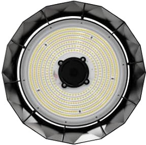 EINLICHT LED-Hallenstrahler UFO-Diamond 150W | 19.500 Lumen | Neutralweiß 4000K | IP65 Spritzwasserschutz | IK08 Stoßfest | 90° Abstrahlwinkel | Für Industriehallen Lagerhallen Produktionsstätten