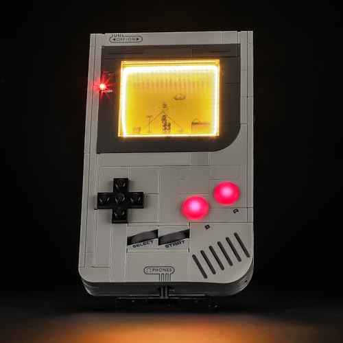 LIGHTAILING LED Licht für LEGO 72046 Nintendo Game Boy | LED-Beleuchtungsset, einfache Installation, versteckte Verkabelung. Modell nicht enthalten.