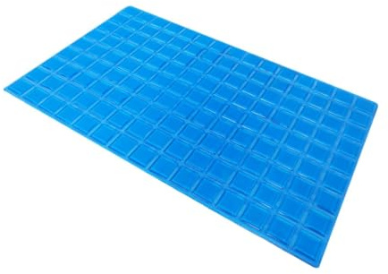 Homyl Cooling Gel Kissen mit Weicher Polyurethan Füllung Atmungsaktive Und Faltbare Gelauflage Ergonomische Stützfunktion rutschfeste Kühlmatte für Schlafzi, 50 x 30 x 0,3 cm