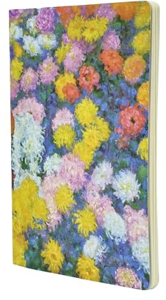 Monet’s Chrysanthemums A4 Lined Cahier