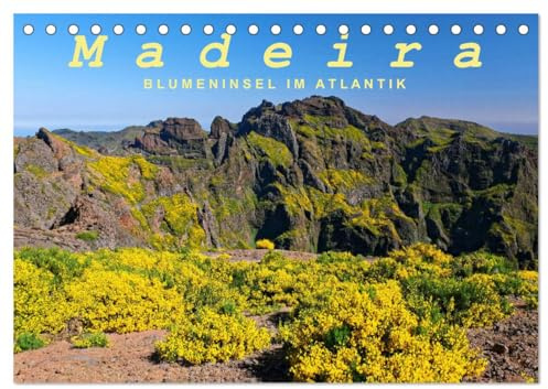 Madeira Blumeninsel im Atlantik (Tischkalender 2026 DIN A5 quer), CALVENDO Monatskalender: Madeira hat eine abwechslungsreiche faszinierende Landschaft (CALVENDO Natur)