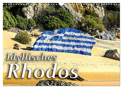 Idyllisches Rhodos (Wandkalender 2026 DIN A3 quer), CALVENDO Monatskalender: Die schönsten und idyllischsten Orte auf Rhodos (CALVENDO Orte)