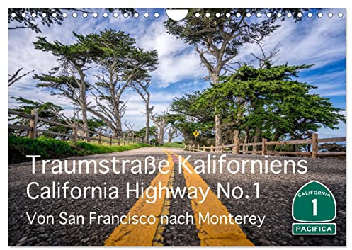 Traumstraße Kaliforniens - California Highway No.1 (Wandkalender 2026 DIN A4 quer), CALVENDO Monatskalender: Impressionen vom bekanntesten und schönen Highway Kaliforniens. (CALVENDO Orte)