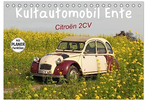 Kultautomobil Ente Citroën 2CV (Tischkalender 2026 DIN A5 quer), CALVENDO Monatskalender: Der Citroën 2CV wurde bis 1990 gebaut und verkörpert auch ... Lebensgefühl (CALVENDO Technologie)